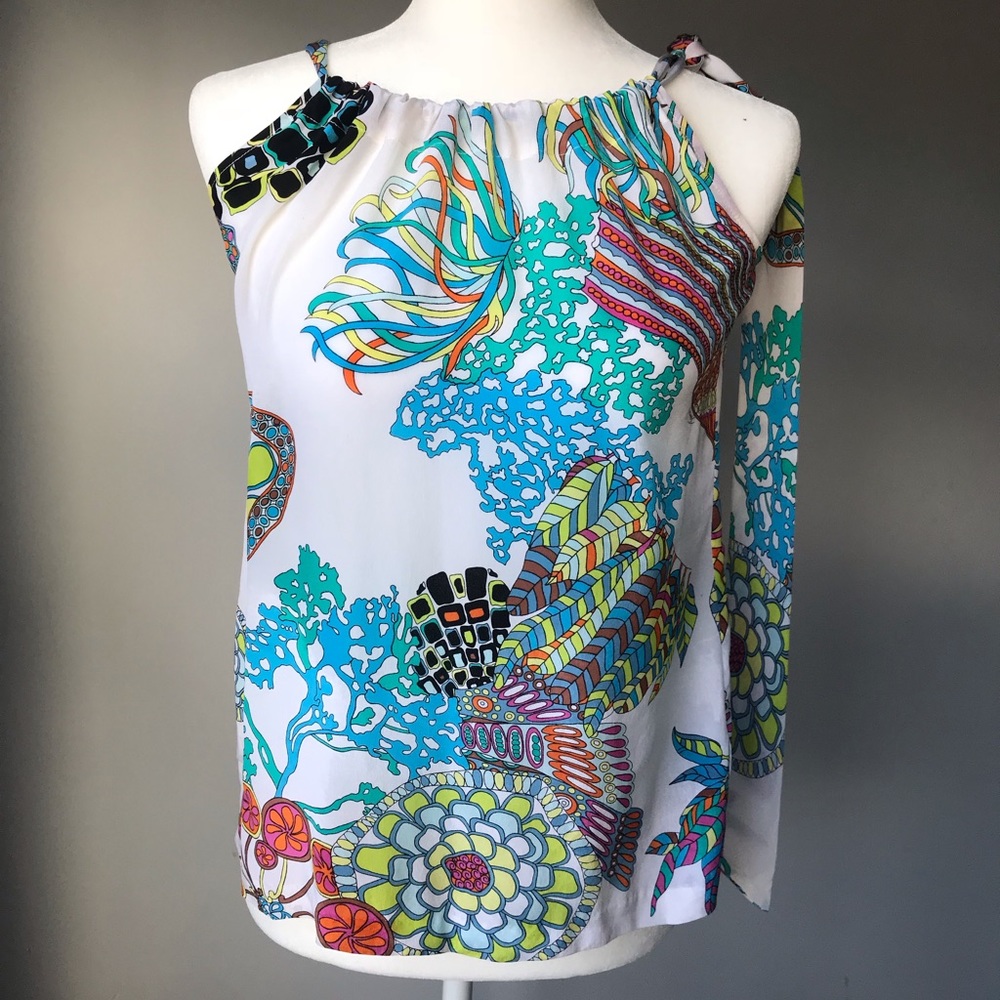 Trina Turk/Banana Republic silk tank